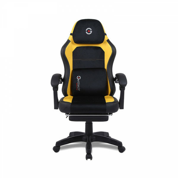 Silla Gamer Getttech GAR-GAOPY-G2-YL asiento acolchado, Reposa-brazos Si, Material Espuma, Color Negro, Amarillo Silla Gamer Getttech GAR-GAOPY-G2-YL asiento acolchado, Reposa-brazos Si, Material Espuma, Color Negro, Amarillo